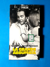 VHS FILM LA GRANDE ABBUFFATA CON MARCELLO MASTROIANNI VIDEOCASSETTA COLLEZIONE