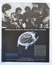 Pubblicità advertising orologio Panerai Luminor 1950 GMT 2006 da collezione