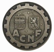 1958 Automobile Club du Nord de la France Medaglia Argento 60mm - Premio ACNF. FDC