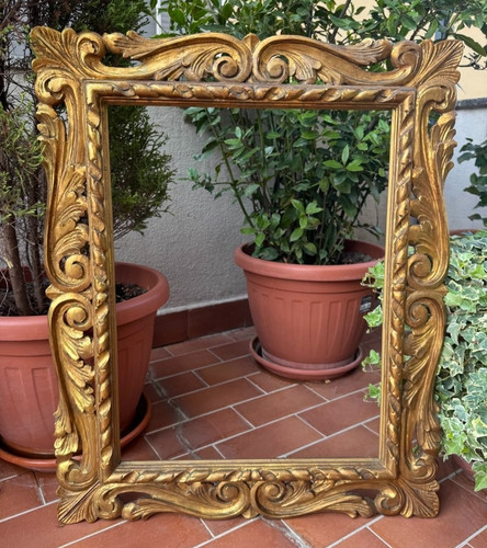 Cornice antica legno