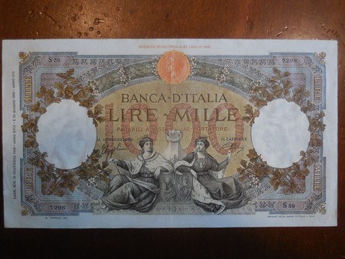 Banconota 1000 lire - 1000,