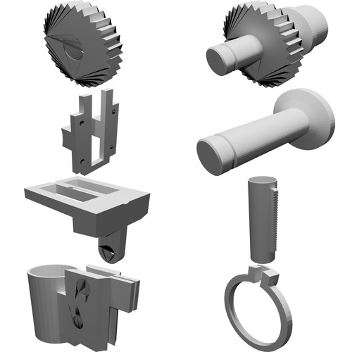 Supporto microscopio fai te - supporto,
