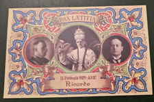 Cartolina Mussolini Patti Lateranenzi 11 Febbraio 1929 A.V II°  *Riproduzione*