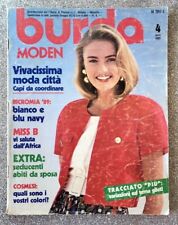 BURDA Moden ITALIA N. 4 Aprile 1989 - MODA Fashion Magazine