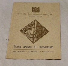 Dilvo Lotti. Prima ipotesi di