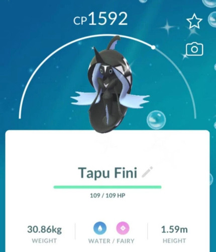 Shiny tapu fini - fini, t