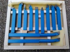 SET 11 UTENSILI BRASATI PER TORNIO 12 MM.