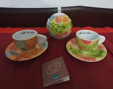 THUN  Set 2 Tazzine Caffè Con Piattino E Zuccheriera Collezione Hola Teddy 