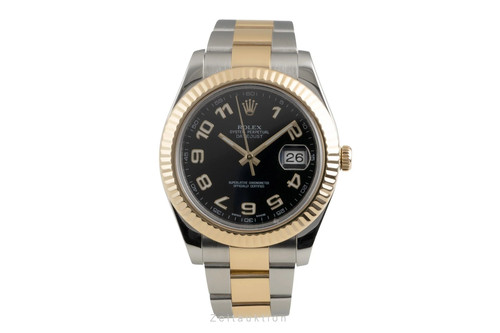 Rolex datejust black arabic - datejust,