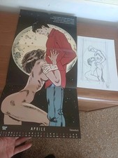 Angelo STANO Preliminare Calendario MAX 1997 ORIGINAL COMIC ART DYLAN DOG 