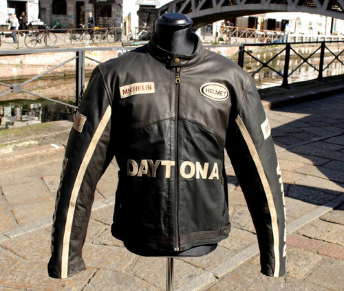 Giubbotto pelle moto - , vintage