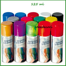 Lacca colorata per capelli colore colorante spray hair color temporaneo carneval