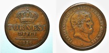 NAPOLI - REGNO DELLE DUE SICILIE - Ferdinando II - 10 Tornesi 1856
