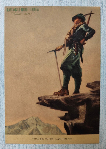 Cartolina fascismo alpini - alpini, ill