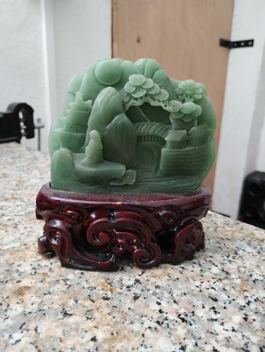 Scultura giada nefrite - scultura,