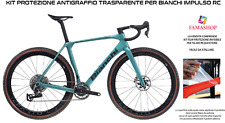 KIT PELLICOLA PROTEZIONE TRASPARENTE PER TELAIO BICI BIANCHI IMPULSO 2024 GRAVEL