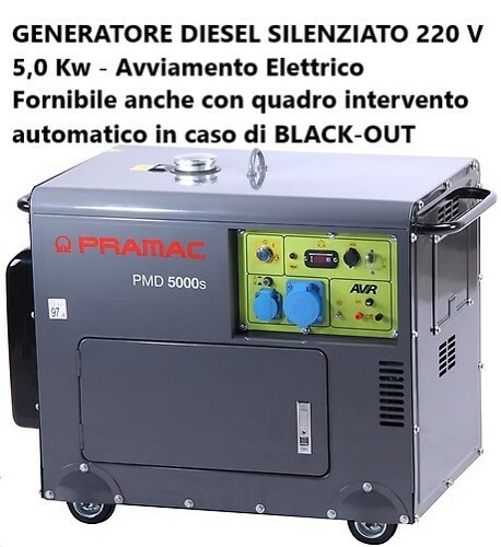 Pramac generatore pmd - generatore, 5000