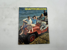 RIVISTA QUATTRORUOTE ANNATA 1962 AGOSTO GIORNALE LIBRO