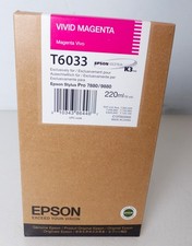 Epson T6033 Vivid Magenta 220 ml per Stylus Pro 7800 9800 7880 9880 inchiostro #14 KT