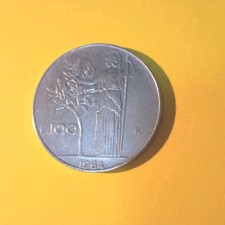 100 lire del - , tipo