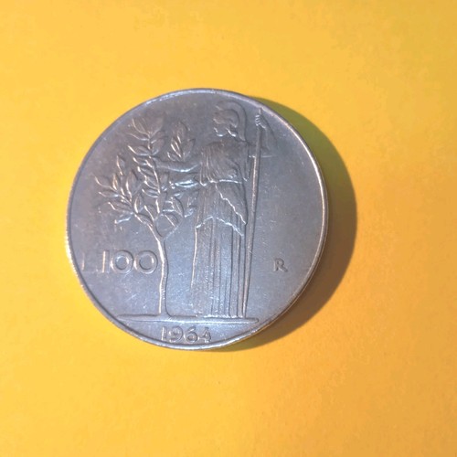 100 lire del 1964 - , tipo