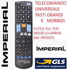 TELECOMANDO UNIVERSALE IMPERIAL ; CLICCA SUL TUO MODELLO LO RICEVERAI GIA PRONTO