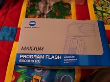 MINOLTA MAXXUM PROGRAM FLASH 5600HS (D) * IN SCATOLA ORIGINALE aperta