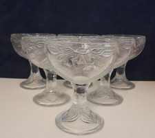 Coppette Vetro In Rilievo Con