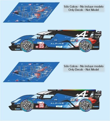 Decals alpine m424 - m424, le