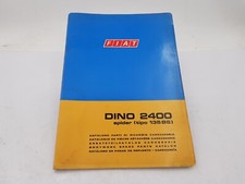 Manuale officina catalogo parti di ricambio di carrozzeria Fiat Dino 2400 Spider
