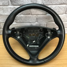 Volante in pelle nero