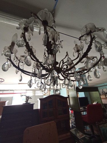 Lampadario gocce di - a,