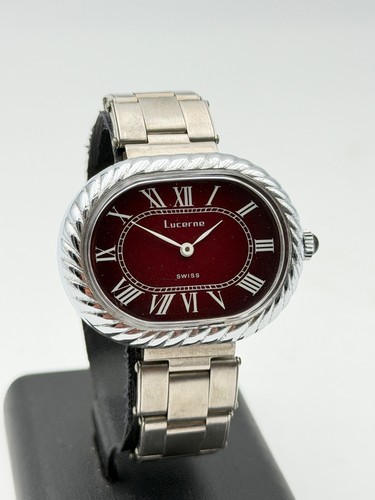 Lucerne big size red watch - lucerne,