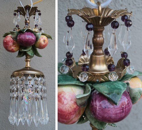 Porcelain capodimonte fruit - porcelain,