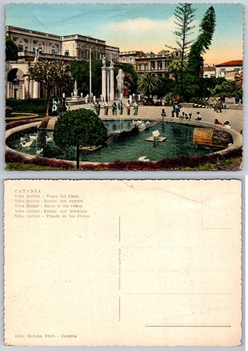 Cartolina fontana continentale - cartolina,