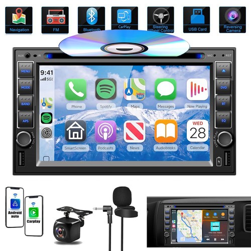 Autoradio doppio 2din - 2din, 6.2"