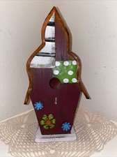 NUOVO Birdhouse Legno Latta