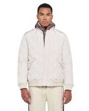 RICHMOND BOMBER Uomo- TRAPUNTATO BIANCO