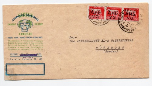1947 amgvg lire striscia 3 - lire,