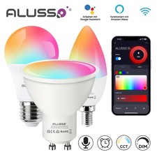 Lampadina Smart LED RGB 1-16 WIFI Dimmerabile GU10 E27 E14 Alexa Controllo Google Home