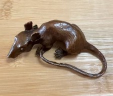 Statua ornamento ottone antico