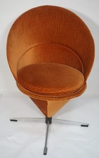 Poltrona design vintage Cone Chair Verner Panton design 1958 girevole sacchetto ghiaccio #1
