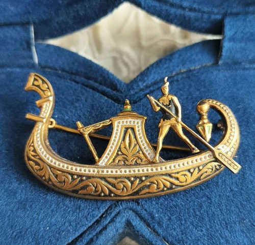 Spilla gondola vintage