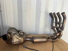 Kawasaki Zx 1000 Sx 2021 Terminali di Scarico Down Pipes Collettore Cat