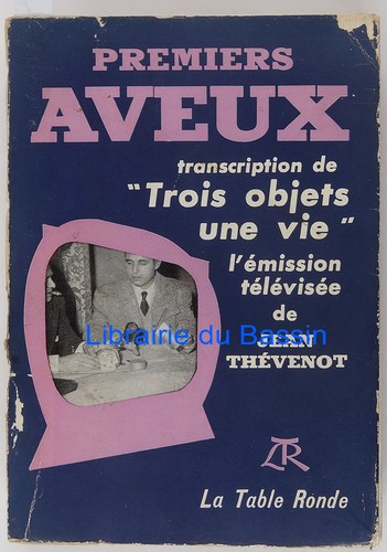 Premiers aveux jean - aveux, thévenot
