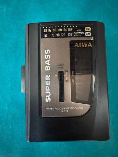 Walkman aiwa modello t19a - aiwa, hs-t19a