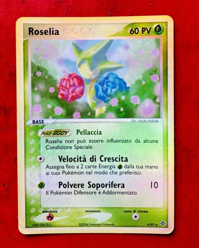 Lotto carte pokemon - carte, roselia