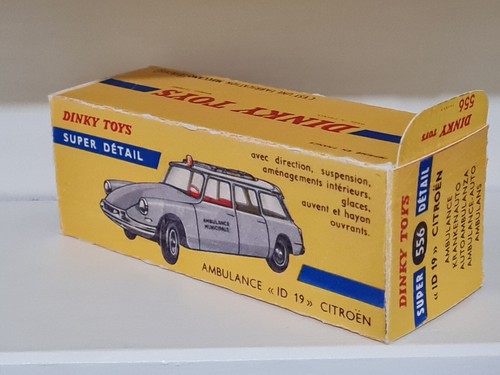 Dinky toys boite vide repro - boite,