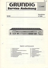Grundig manuale servizio - manuale,