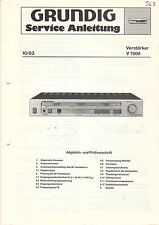 Grundig Manuale di Servizio